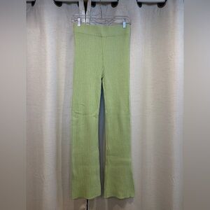 Wild Fable Green Ribbed Knit Pants
